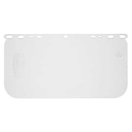 Mcr Safety Glasses, USS Single Matrix, Clear PC 8x15.5x.040, 12PK 487400